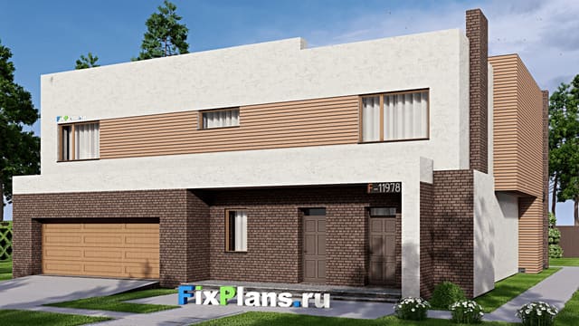 Двухэтажный дом F-11978
